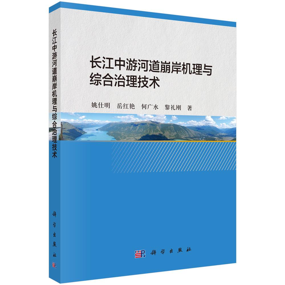 长江中游河道崩岸机理与综合治理技术 姚仕明等著 科学出版社 治河工程与防洪工程书 建筑/水利（新）专业科技 978703043689