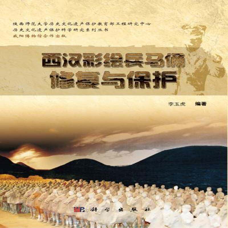 西汉彩绘兵马俑修复与保护 李玉虎 陶俑文物修整研究中国西汉时代 历史书籍科学出版社
