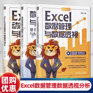 数据建模与数据分析 基于Power Query与Power 任选 Excel数据管理与数据透视 李锐 Pivot Excel办公书 Excel动态图表与看板可视化