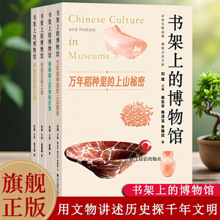 4册】书架上的博物馆第二辑 万年稻种里的上山秘密 青铜器上的神秘纹饰 良渚玉器之谜 秦始皇帝陵之谜 科普百科用文物讲述历史知识