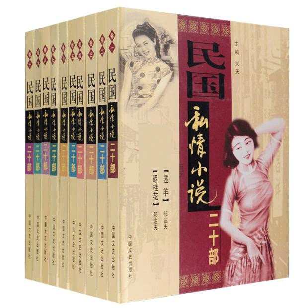 正版包邮 民国私情小说二十部 全十卷 （全10册）中国文史 中国历史文学书籍 9787503412769