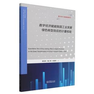 经济书籍正版 郭亚帆海小辉米国芳_王春枝 计量检验 数字经济赋能我国工业发展绿色转型效应