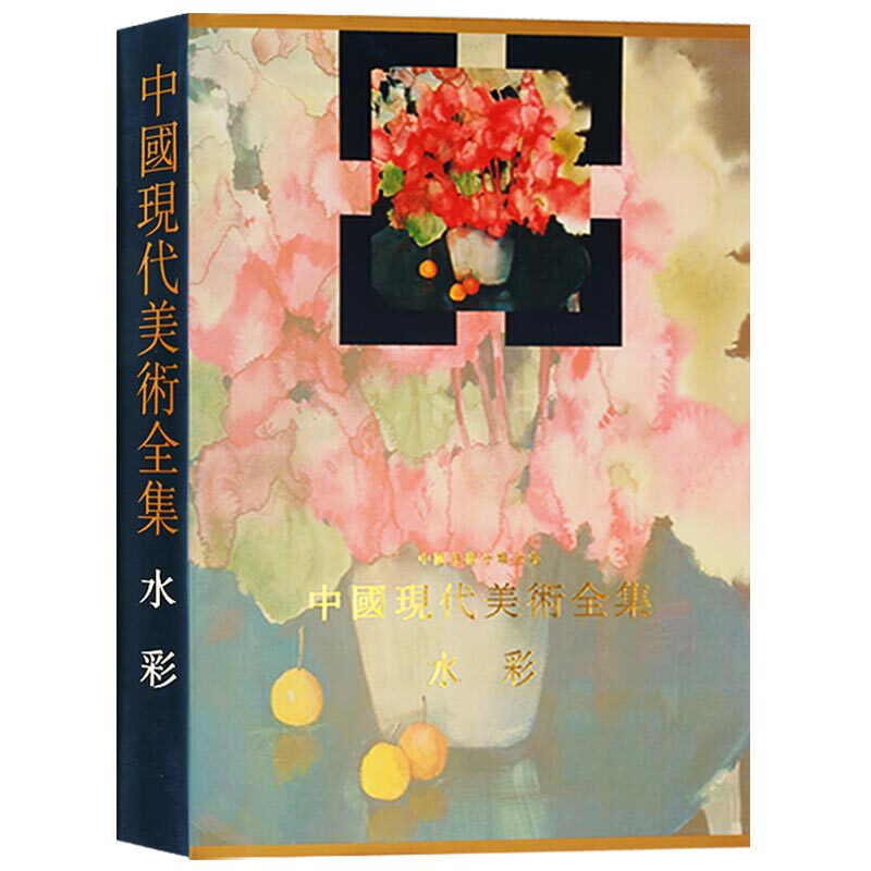 正版包邮 中国现代美术全集 水彩 精装中国美术分类全集社 水彩画教程水彩书水彩画入门教程书临摹底稿手绘水彩画教材书籍