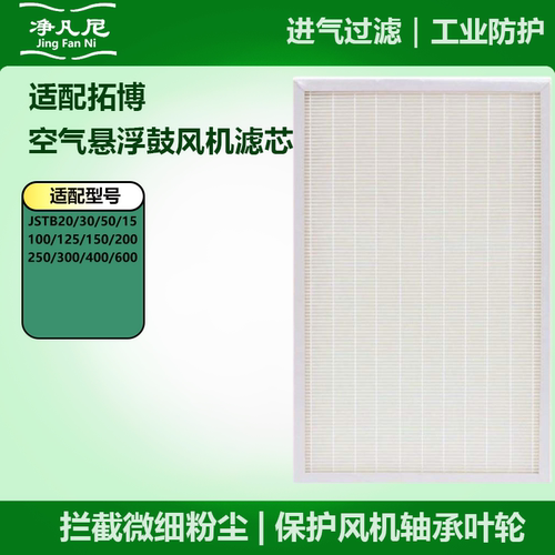 拓博空气悬浮离心鼓风机滤网工业风机过滤器中效过滤网470*300*47