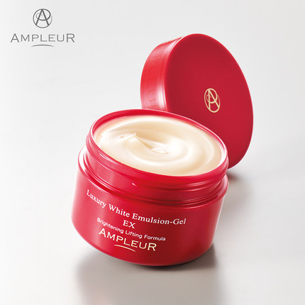 超好用!日本AMPLEUR阿芙乐尔面霜amp奢宠嫩白小红瓶修护保湿亮白