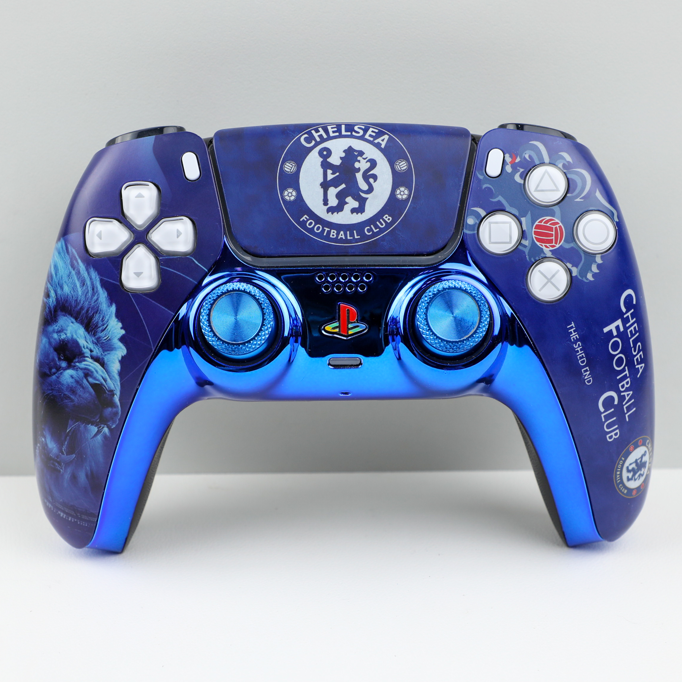 PS5游戏手柄霍尔摇tmr摇杆定制限定改装主题ds5无线控制器切尔西