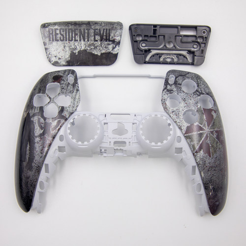 PS5手柄外壳代改定制替换壳DIY生化危机9改装ds5面壳触摸板