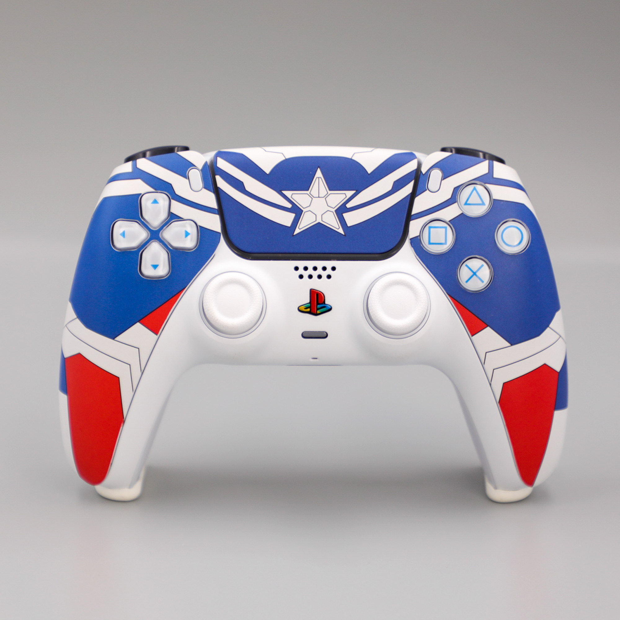 PS5手柄tmr电磁摇杆游戏美国队长主题手柄ds5改装二手手把PC使用