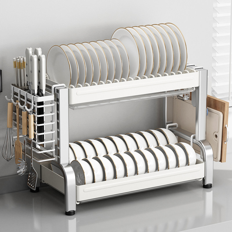 碗碟架厨房置物架台面多层防锈碳钢碗柜放碗碟盘筷子沥水收纳架子,厨房/烹饪用具,厨房置物架/置物柜/角架,淘宝优惠券,粉丝福利购,淘宝优惠卷