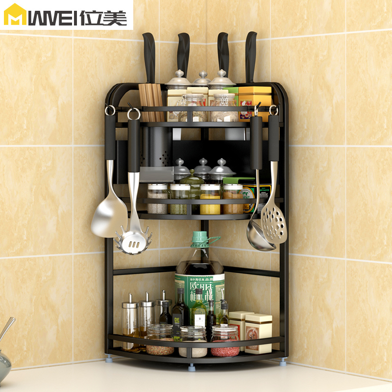 位美不锈钢免安装调料架