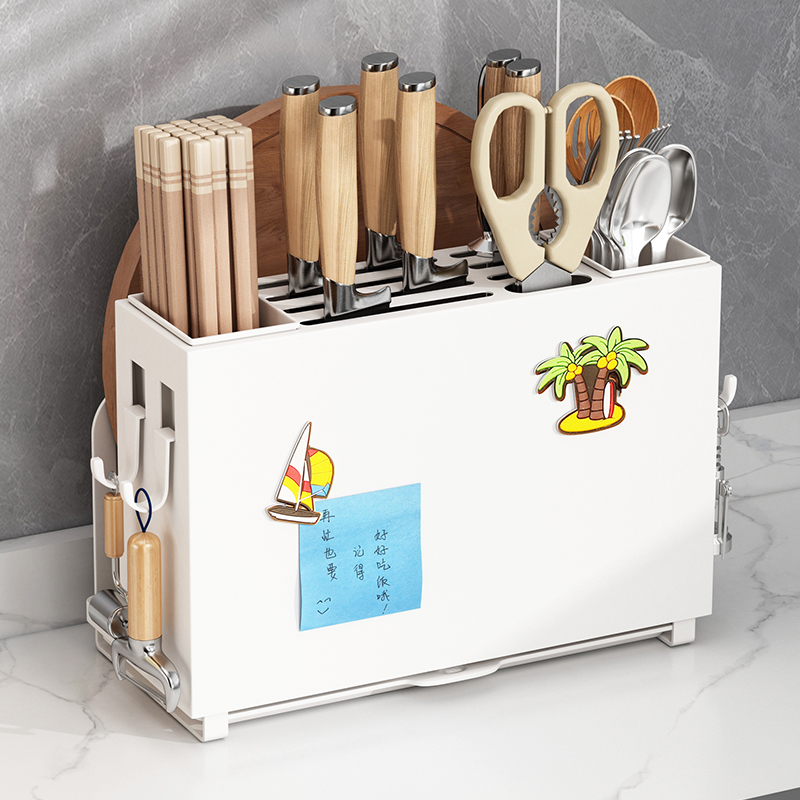 厨房刀架置物架菜板刀具筷笼收纳