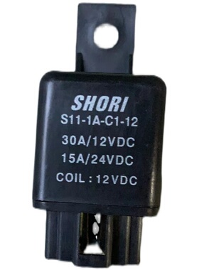 S11-1A-C1-12 12VDC 全新SHORI 汽车继电器 30A 现货
