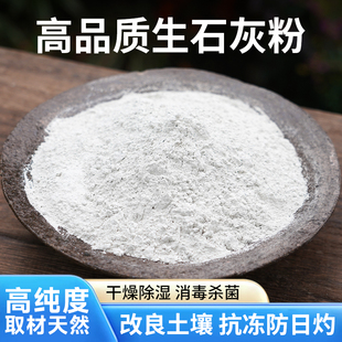 生石灰厂家直供高钙含量杀菌消毒除湿防潮防霉吸水净种菜杀虫驱刷