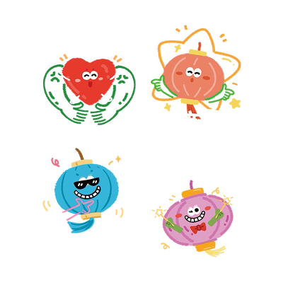 2026新年装饰玻璃贴纸