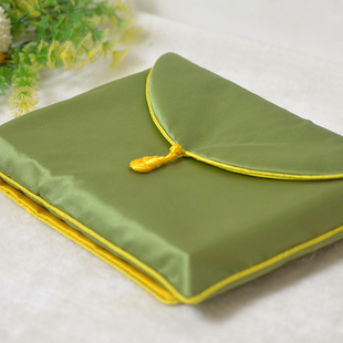 盘扣锦缎包经袋加厚经文包经布大号抄经本收纳袋中国风佛经包双层