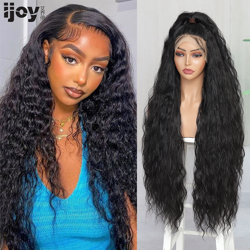 前蕾丝假发女中分刘海长发玉米须烫自然无痕全头套式仿真人发丝