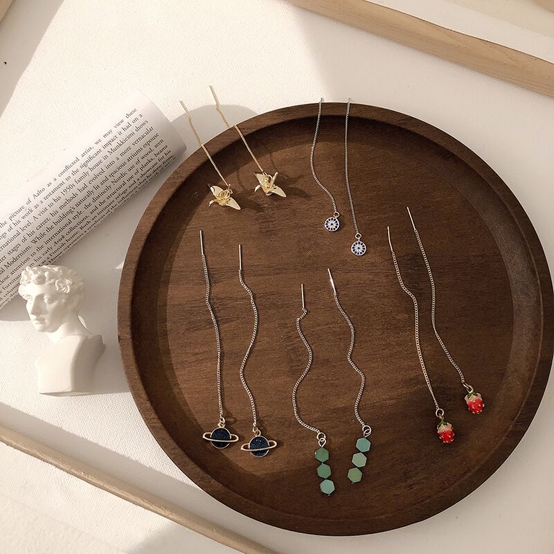 s925 Silver needle have more cash than can be accounted for tassels Ear line 2020 new pattern temperament Net Red Earrings Earrings Ear chainin the Accessories/Fashion Jewelry, Earring , Ear wire  category - from Buy2taobao.com to provide professional Taobao agent buy service