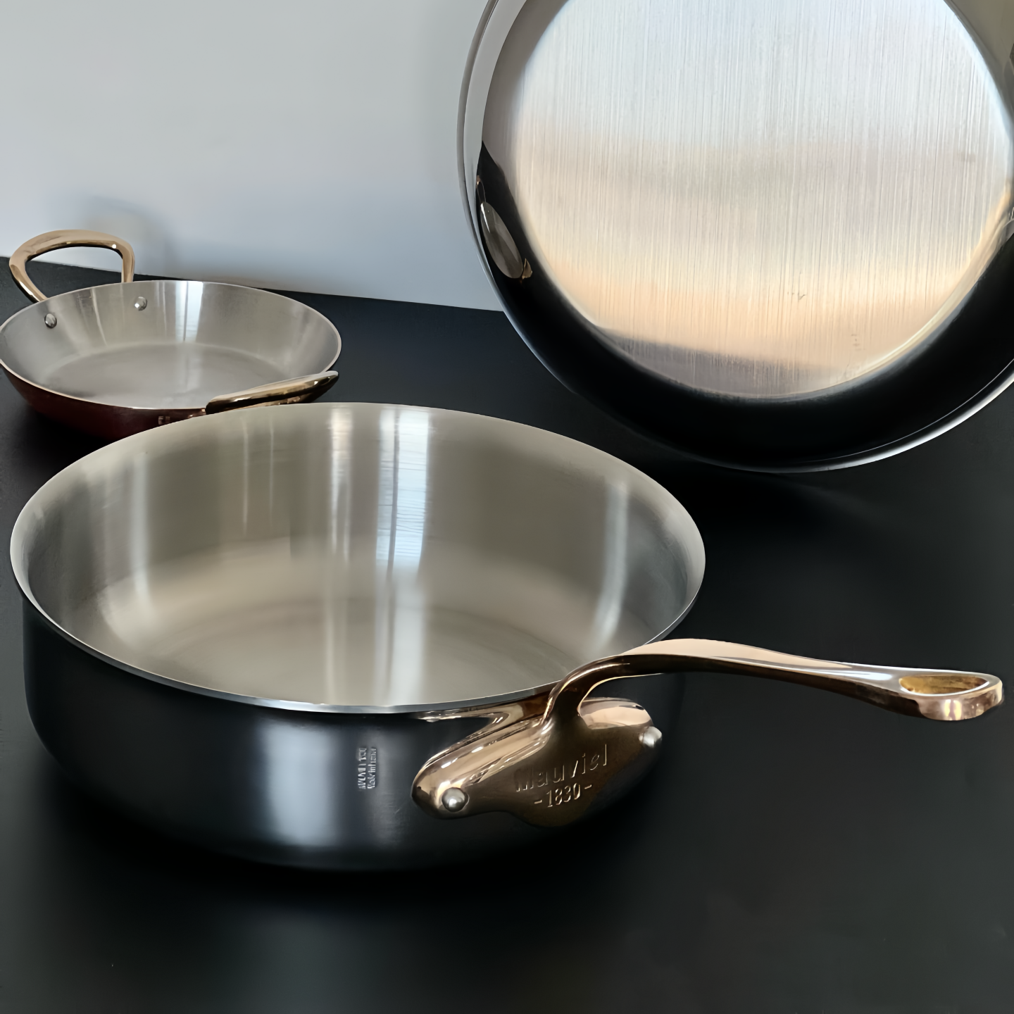 法国Mauviel铜锅烹饪锅煎炒锅