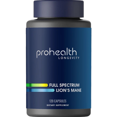 Prohealth系列FULL SPECTRUMLION'S MANE猴头菇子实菌丝体提取物
