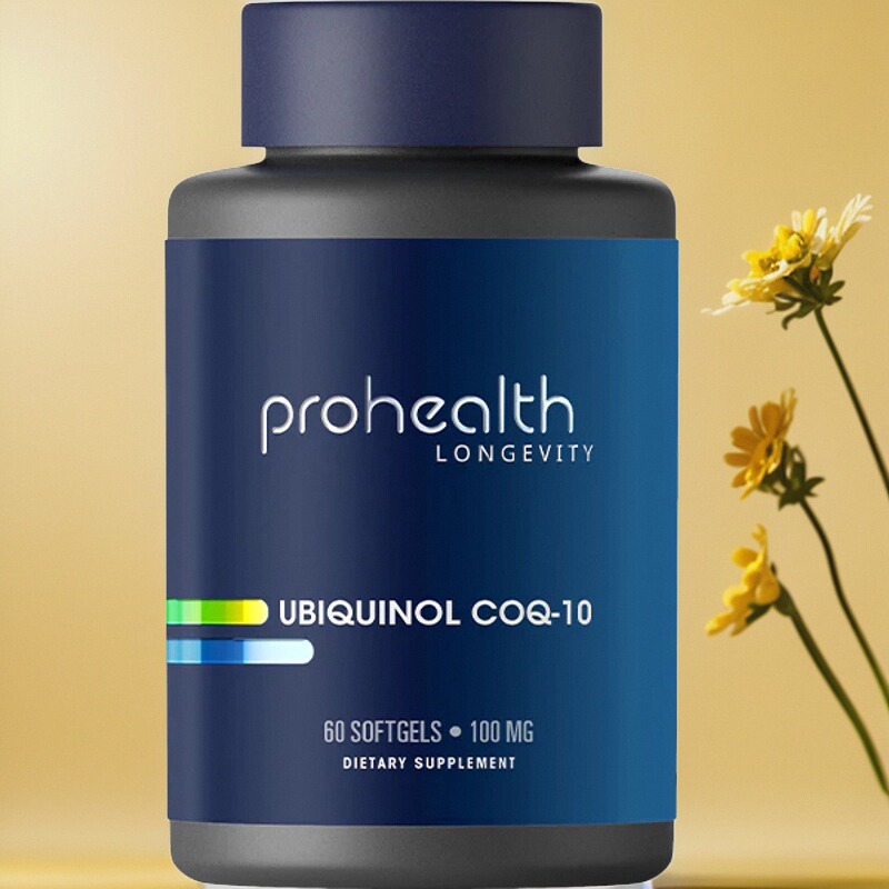 美国ProHealth Ubiquinol CoQ-10 泛醇CoQ-10 100毫克60粒软胶囊