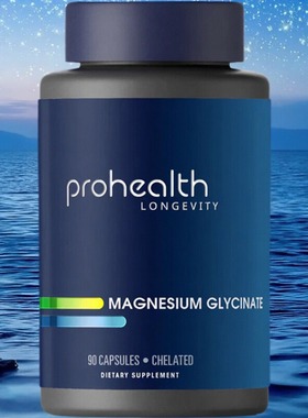 美国ProHealth Magnesium Glycinate 甘氨酸镁 - 90粒胶囊