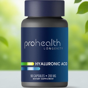 美国ProHealth透明质酸Hyaluronic 200mg90胶囊保持年轻肌肤 Acid
