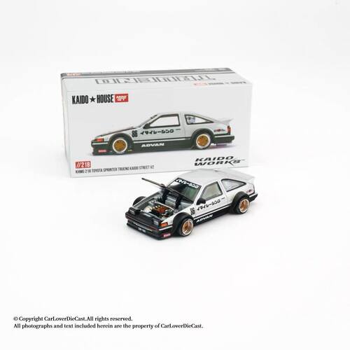 KaidoHouse1:64minigt丰田AE86 Sprinter Trueno合金汽车模型 218