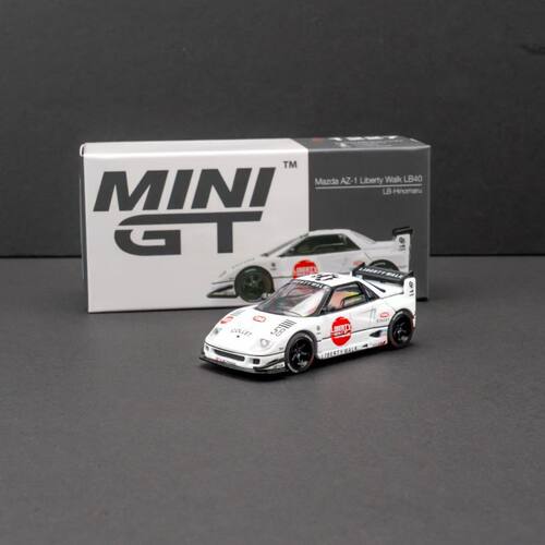 现货  MINIGT 1:64 #1227 马自达 Mazda AZ-1 LB40 合金车模