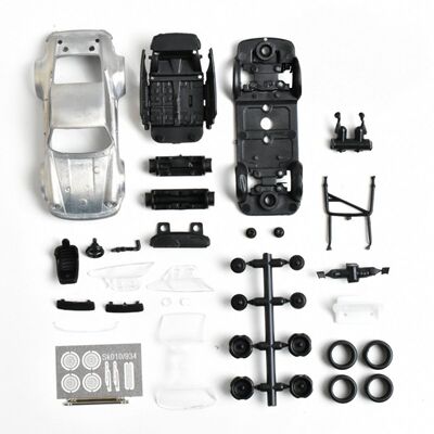 build drive 1:64 保时捷 934 合金汽车模型 拼装 手工 民用