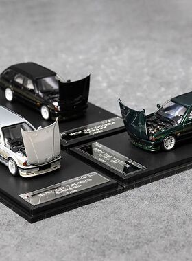 Mortal 1:64 宝马E34 ALPINA B10 TOURING 开盖版 合金汽车模型