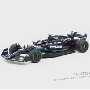 Tarmac Works TW 奔驰F1 W14 E 摩纳哥赛车合金车模型