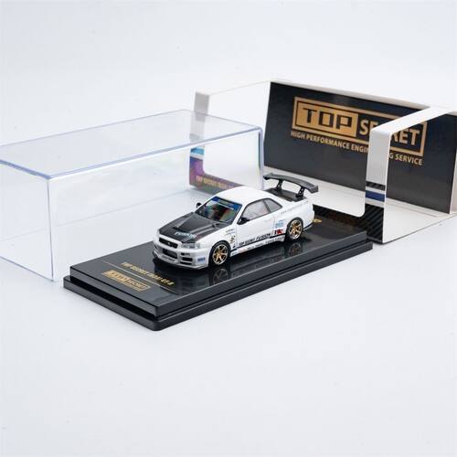 现货 INNO1:64 日产尼桑R34 GT-R TOP SECRET合金汽车模型