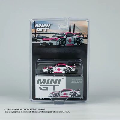 MINIGT 1:64 #781 挂卡 日产 S15 SILVIA 粉色 合金汽车模型