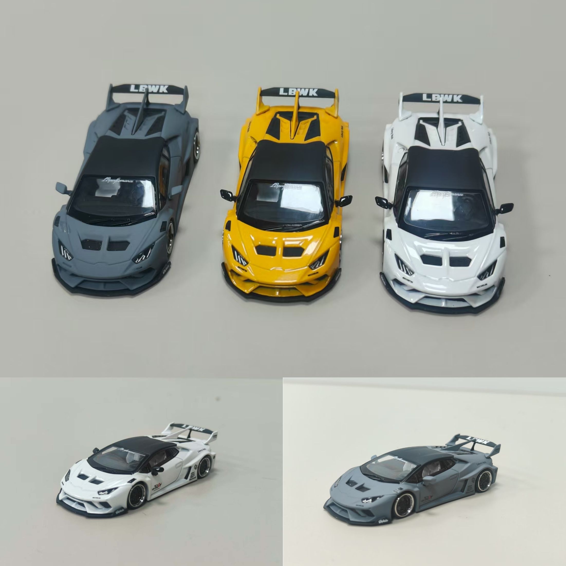 MJ 1:64 兰博基尼 LP610 GT 飓风 Huracan 小牛 合金汽车模型收藏