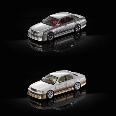 MORTAL 1:64 基先达 CRESTA 丰田 JZX100 合金汽车模型收藏摆件