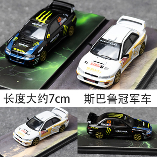 Fine works64 FW 1:64 斯巴鲁 WRC 拉力冠军车 魔爪 合金汽车模型