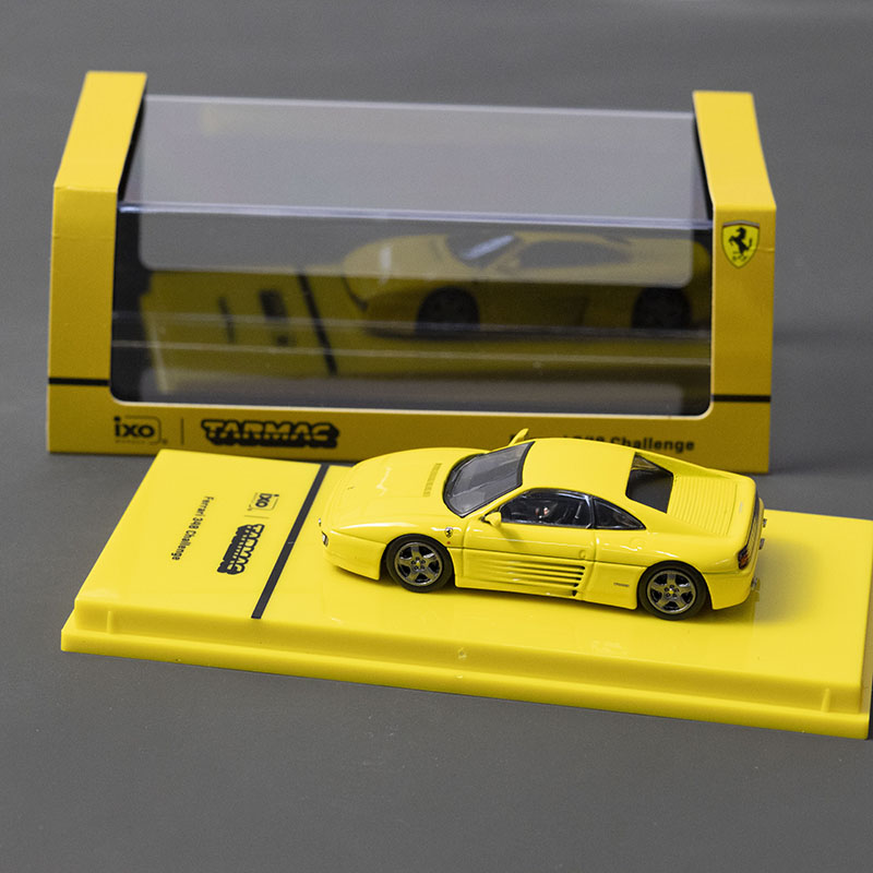 TW 1:64 法拉利 Ferrari 348 Challenge Yellow黄 合金汽车模型
