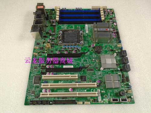 盒装超微X8SAX 1366针单路工作站主板 支持至强55 56 I7-950CPU