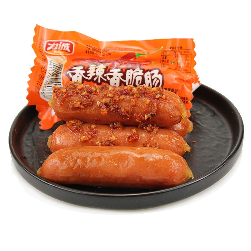 【满300减200】力诚香辣香脆热狗肠26g*10支装即食火腿泡面肠怎么样,好用不?