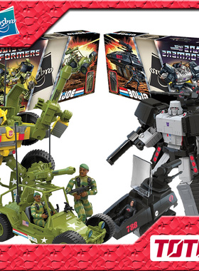 孩之宝变形金刚玩具 TROOPER3 计划联名 威震天 大黄蜂特种部队3C