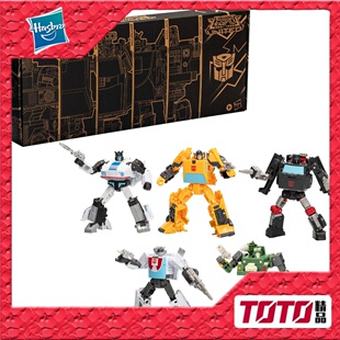 孩之宝变形金刚玩具 世代精选5人套探长飞毛腿开路先锋千斤顶爵士