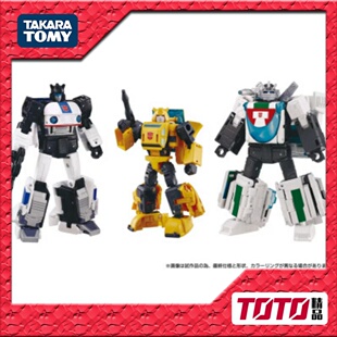 TAKARA变形金刚 DCS赛星千斤顶 大黄蜂 爵士动画色三人追逐套装3C