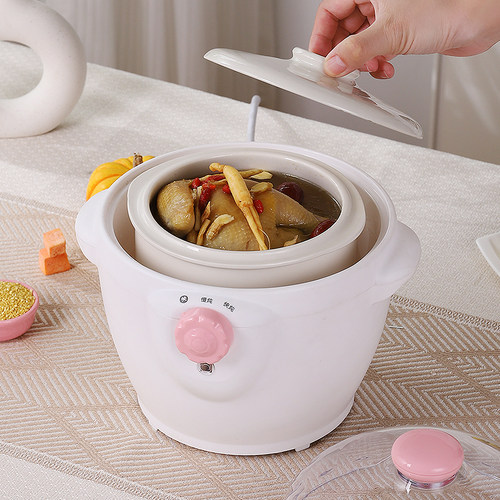 隔水炖旋钮控制防干烧BB煲