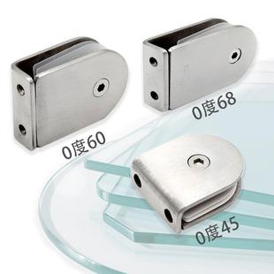 新品 304不锈钢楼梯配件立柱配件玻璃夹玻璃立柱配件连接玻璃挂件