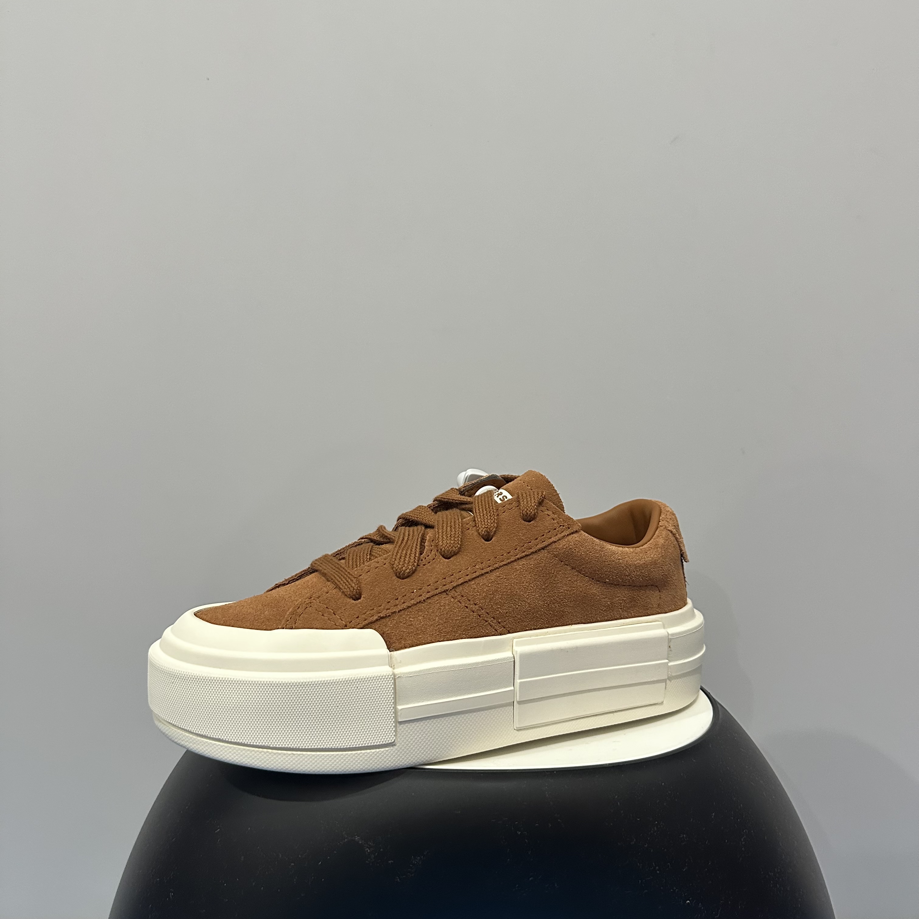 Converse匡威 24年秋冬翻毛皮美拉德棕色UU松糕底增高板鞋A10090C