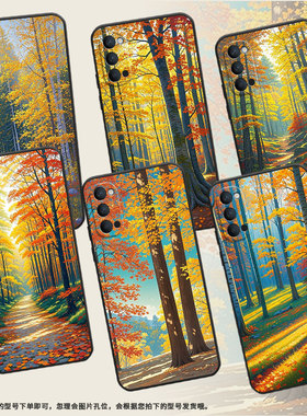 适用OPPOReno2Z手机壳10x黑色PCCM00商务0pp0RenoAce保护套Ace2油画质感Reno4Z高级PCKM70轻薄Reno5软壳