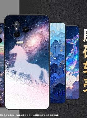 适用传音infinixhot20s气囊手机壳infinixhot20play全包hot20四角防摔hot20i手机壳x665e宁静森林保护套