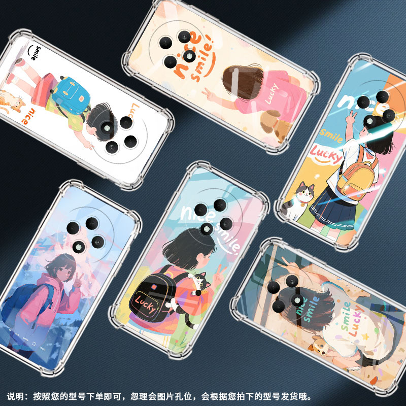 适用OPPOReno11F手机壳男女款0pp0Reno12FS防摔OPPOReno12F女孩背影OPPOReno13气囊壳OPPOReno13FS保护套