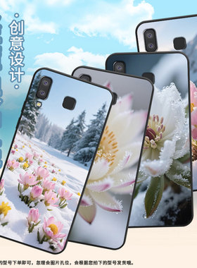 适用三星M01Core手机壳A8+防摔SamsungJ4Plus冬季景观SM-J610F三星A6s高级SM-G8870耐磨GalaxyA21s保护套