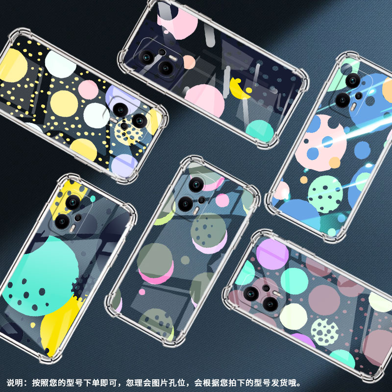 适用小米PocoX3NFC+手机壳PocoX6Pro创意几何XiaomiPocoX3Gt气囊壳小米PocoX2防摔PocoX5Pro高级感保护套